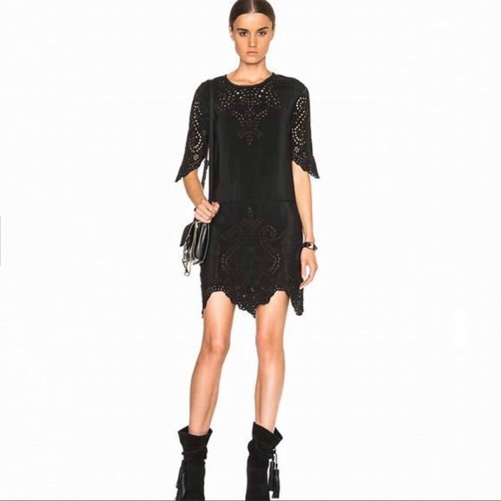Ulla Johnson Silk Dress - black size 0